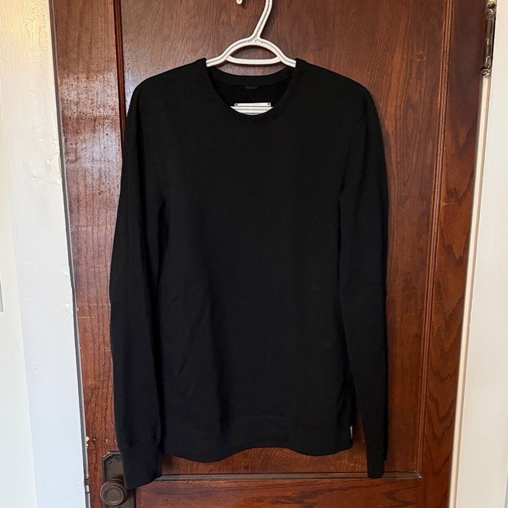 Reigning Champ Midweight Terry Standard Crewneck - Black, Medium
